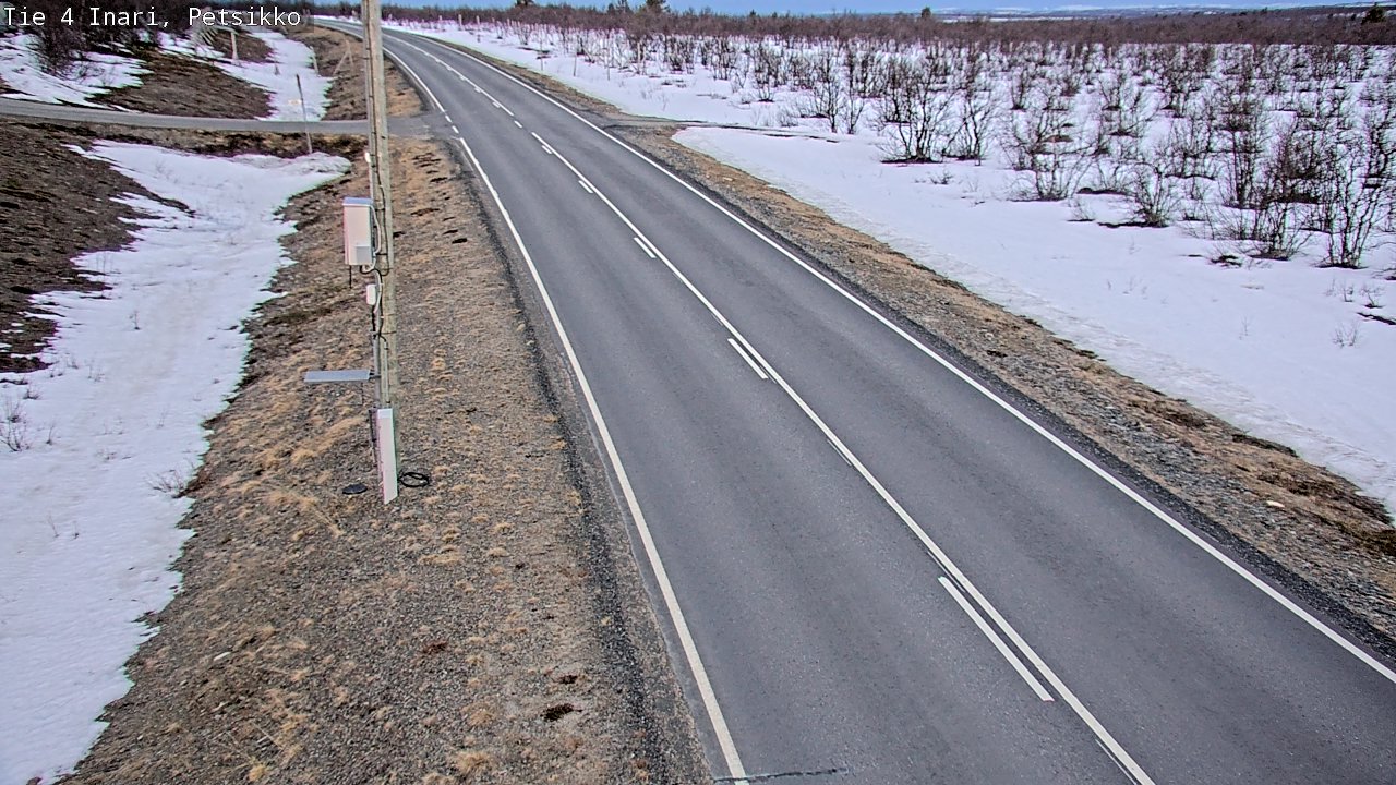 Weather Camera Image Road 4 Inari, Petsikko, Inari, Lappi