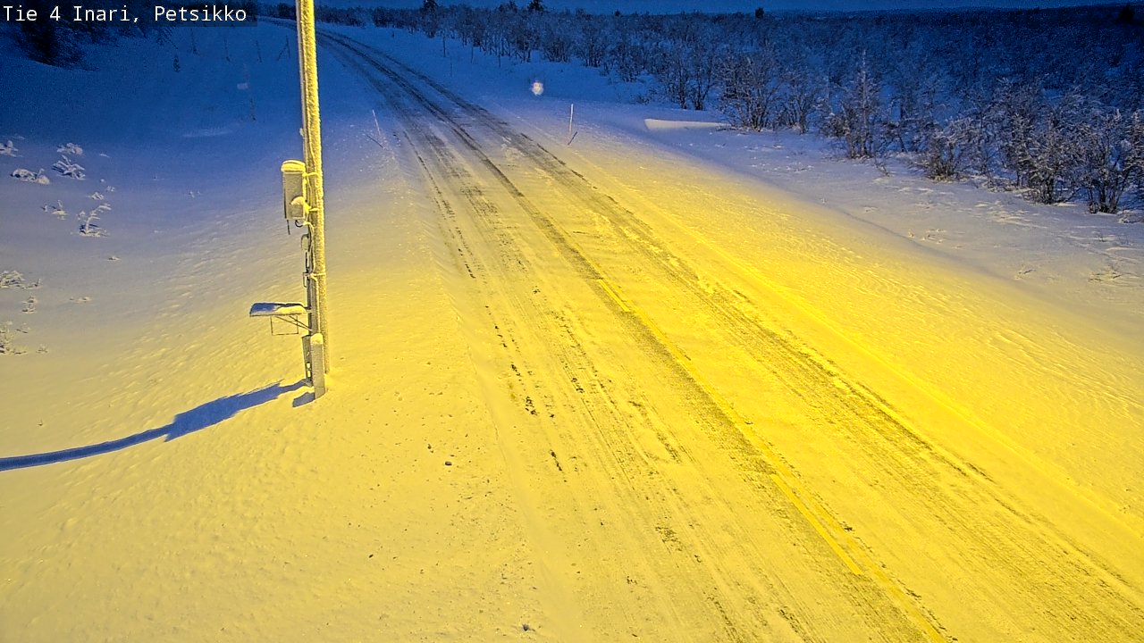 Kelikamerat Kuva Tie 4 Inari, Petsikko, Inari, Lappi