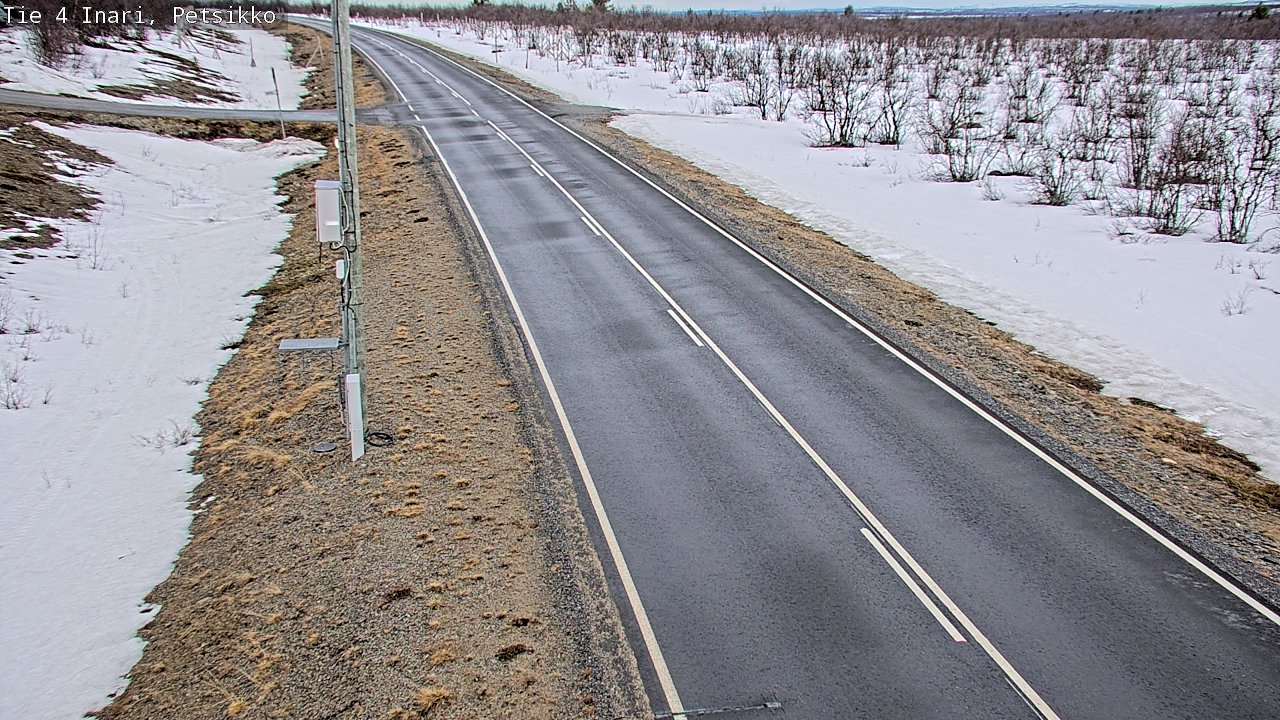 Weather Camera Image Väg 4 Enare, Petsikko, Inari, Lappi