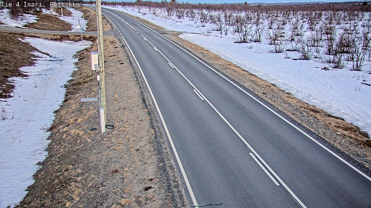 Kelikamerat Kuva Tie 4 Inari, Petsikko, Inari, Lappi