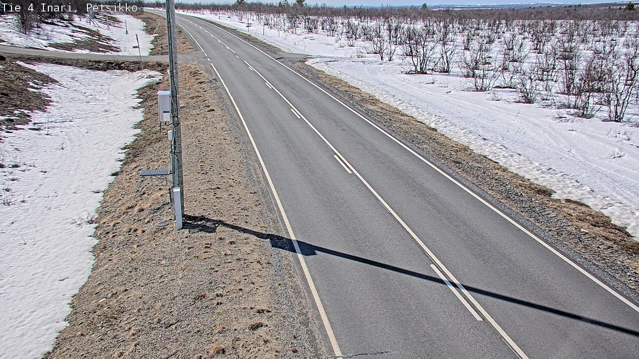 Weather Camera Image Väg 4 Enare, Petsikko, Inari, Lappi