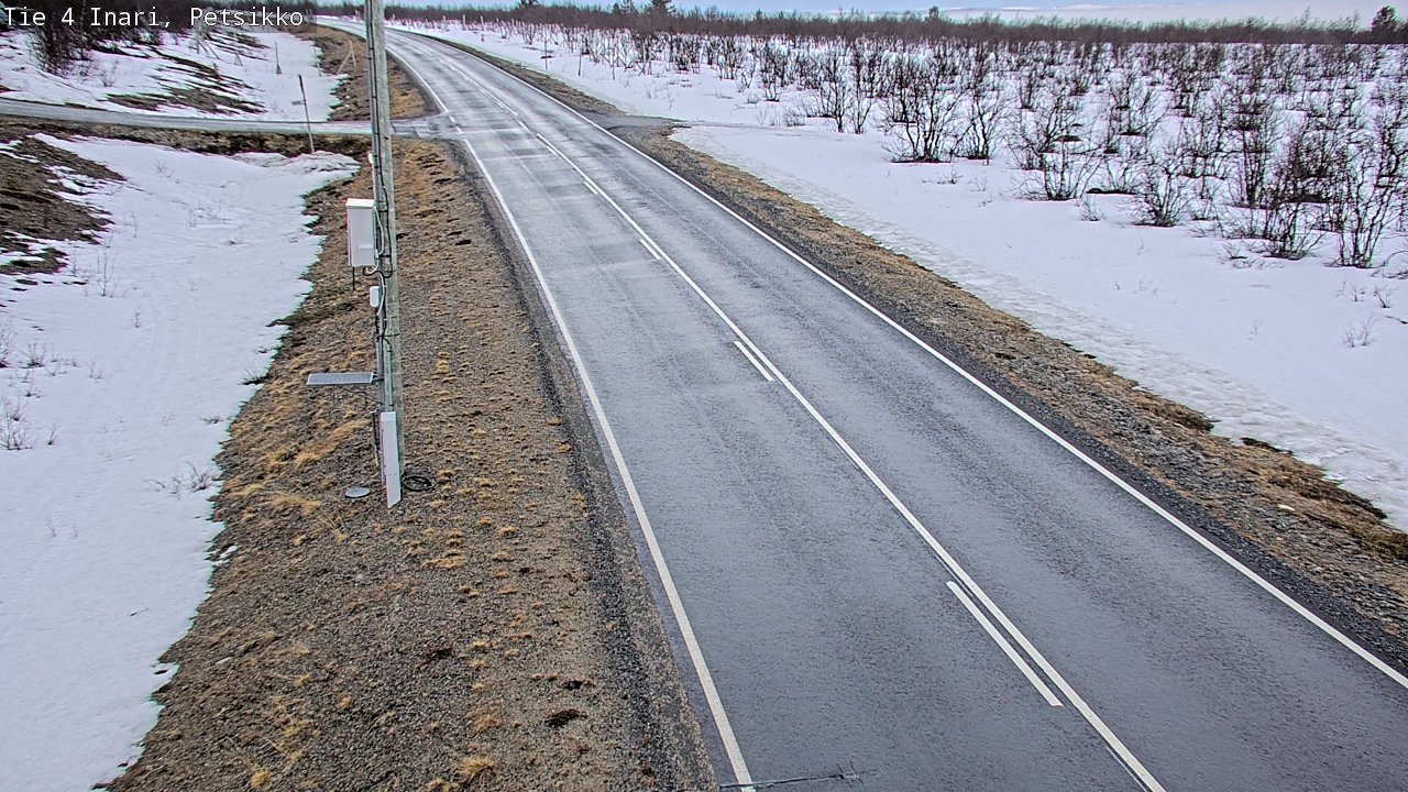 Weather Camera Image Väg 4 Enare, Petsikko, Inari, Lappi
