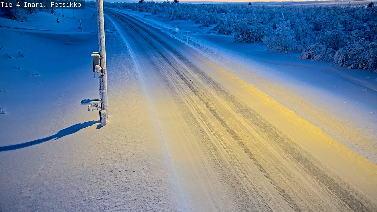 Kelikamerat Kuva Tie 4 Inari, Petsikko, Inari, Lappi