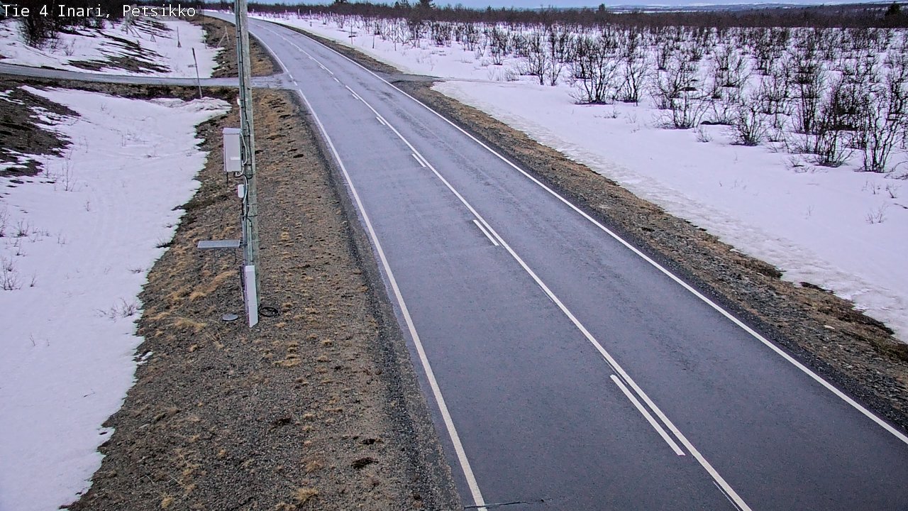 Weather Camera Image Väg 4 Enare, Petsikko, Inari, Lappi