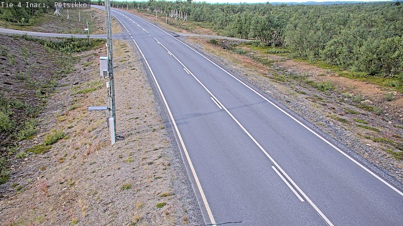 Weather Camera Image Väg 4 Enare, Petsikko, Inari, Lappi