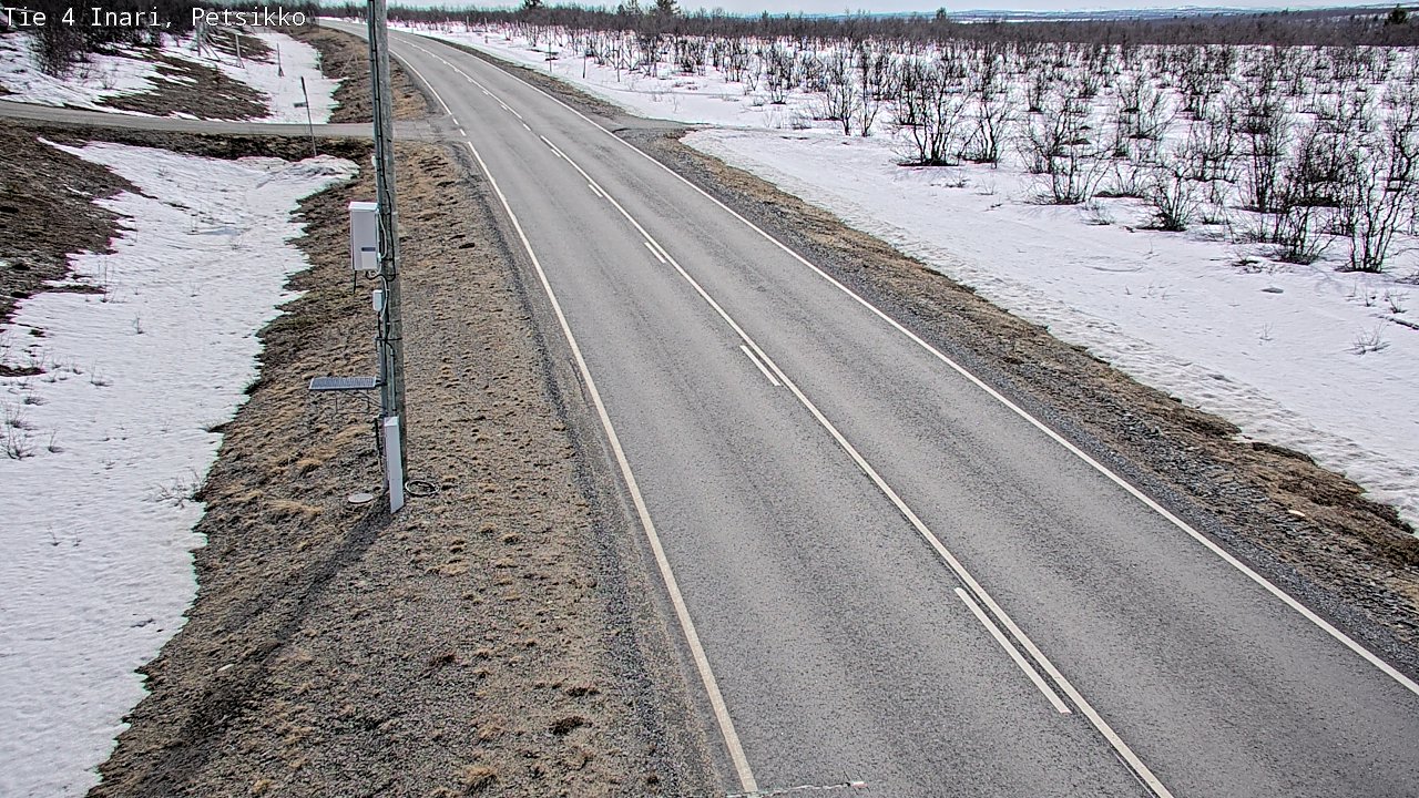 Weather Camera Image Väg 4 Enare, Petsikko, Inari, Lappi