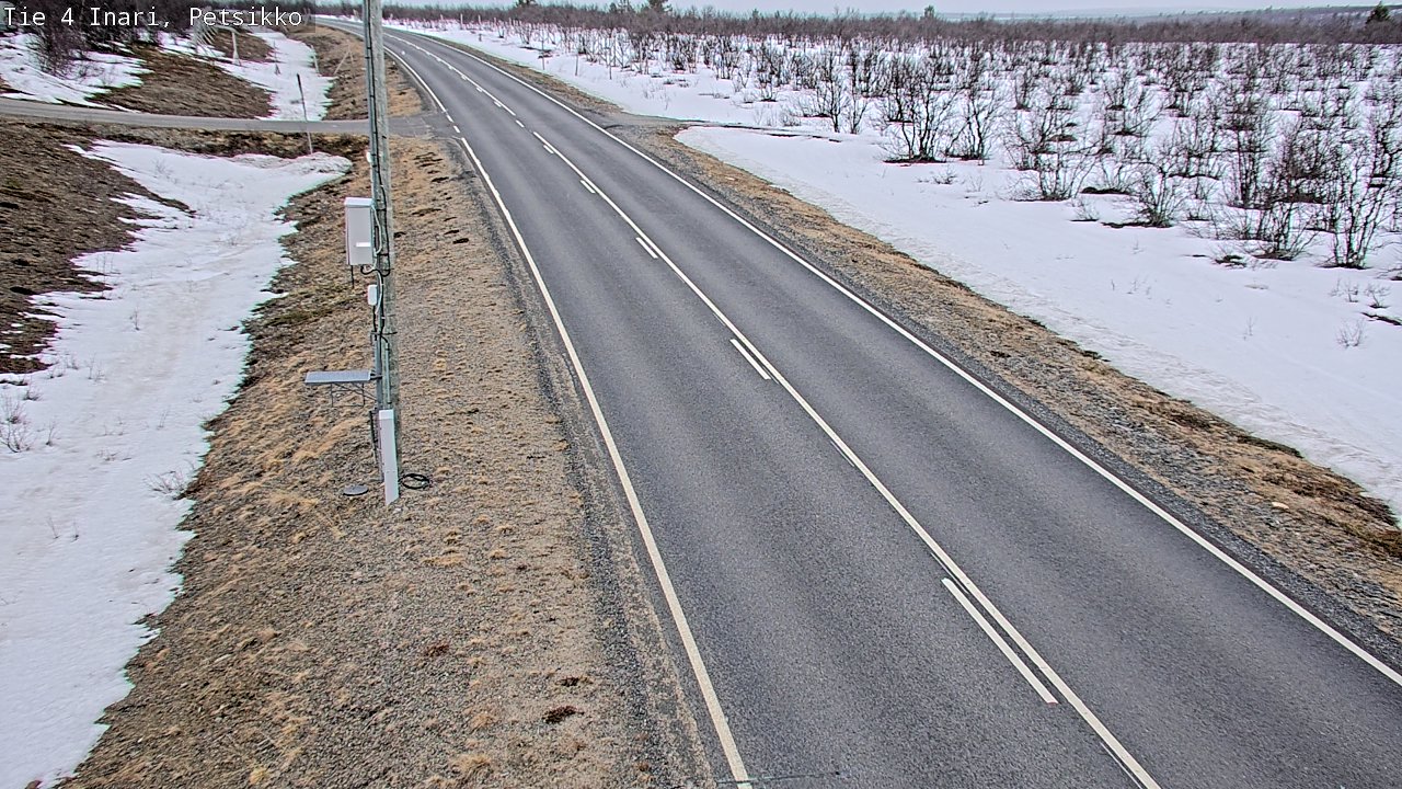 Weather Camera Image Road 4 Inari, Petsikko, Inari, Lappi
