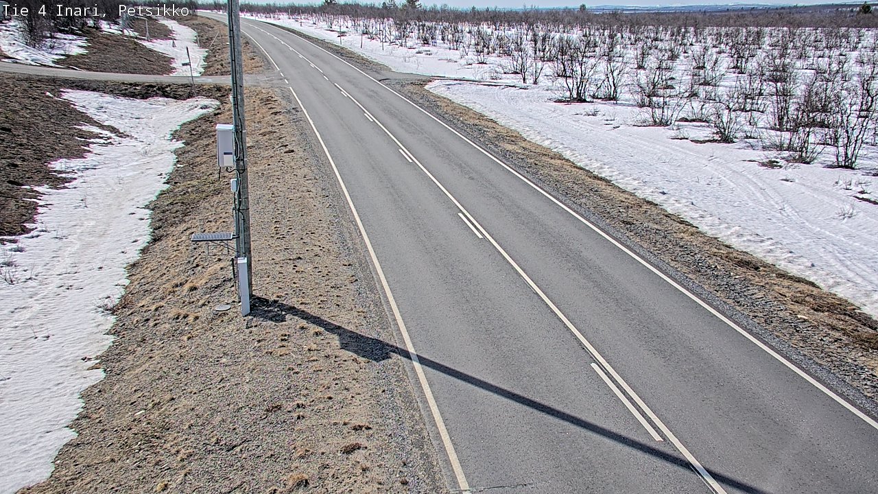 Weather Camera Image Road 4 Inari, Petsikko, Inari, Lappi
