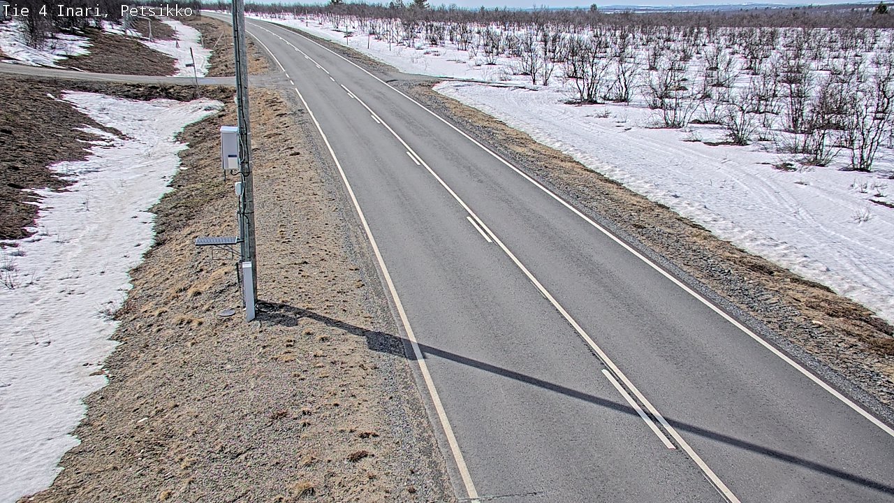 Weather Camera Image Road 4 Inari, Petsikko, Inari, Lappi