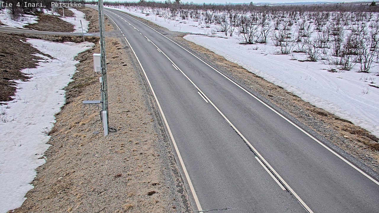 Weather Camera Image Road 4 Inari, Petsikko, Inari, Lappi