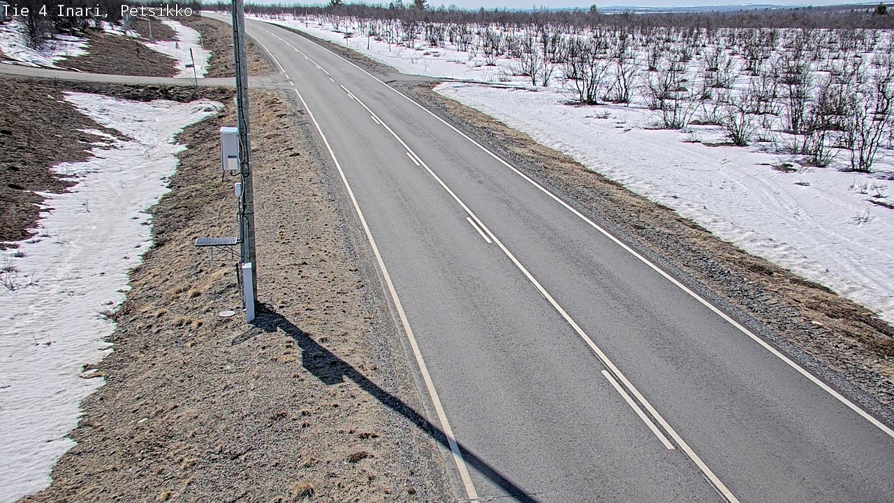 Weather Camera Image Road 4 Inari, Petsikko, Inari, Lappi