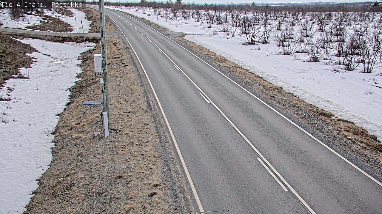 Weather Camera Image Väg 4 Enare, Petsikko, Inari, Lappi