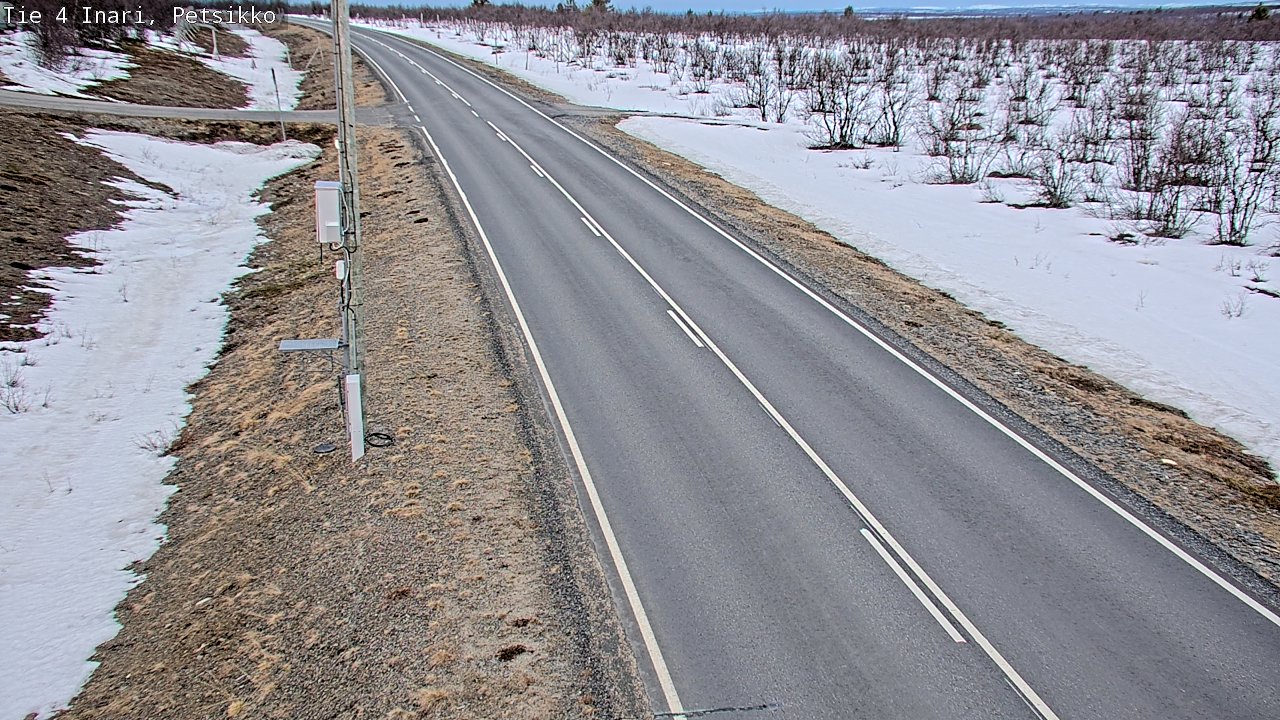 Weather Camera Image Road 4 Inari, Petsikko, Inari, Lappi