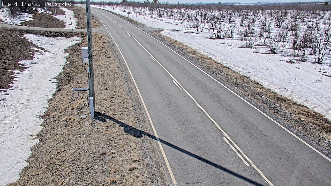 Weather Camera Image Road 4 Inari, Petsikko, Inari, Lappi
