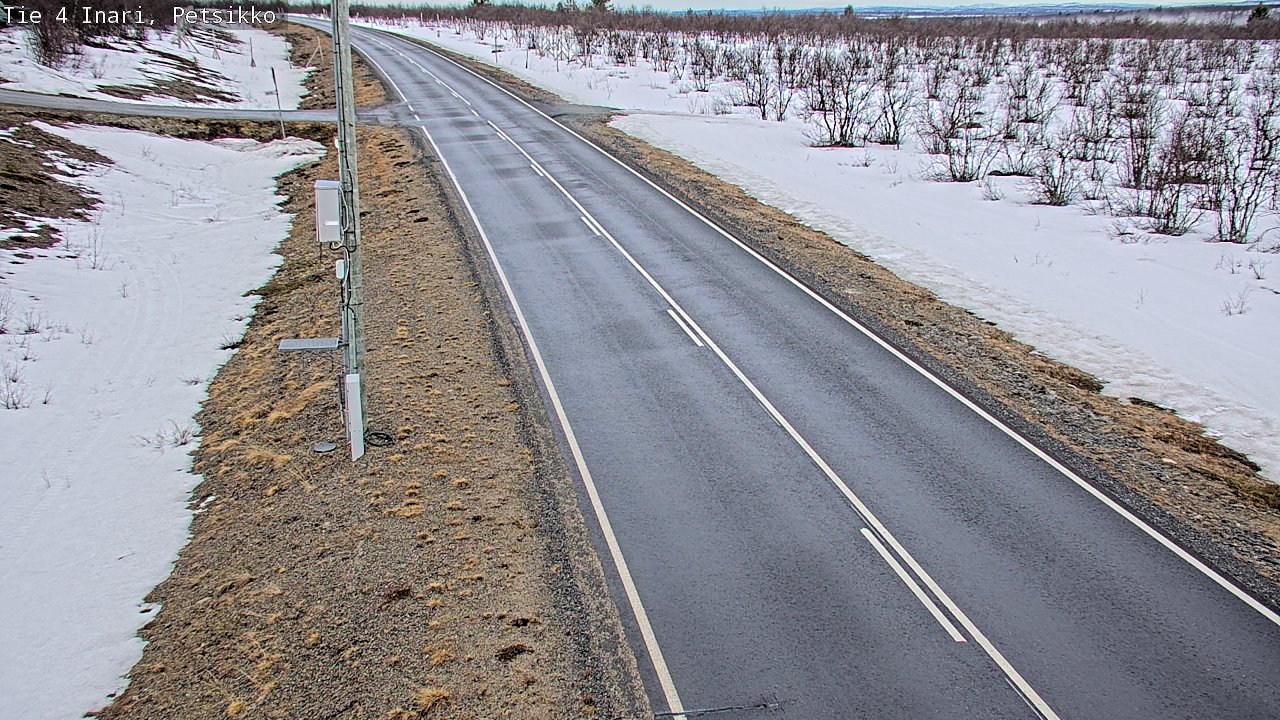 Weather Camera Image Väg 4 Enare, Petsikko, Inari, Lappi