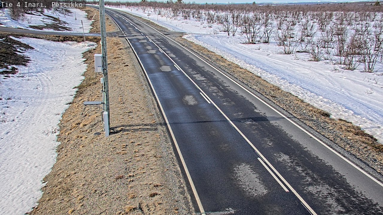 Weather Camera Image Väg 4 Enare, Petsikko, Inari, Lappi