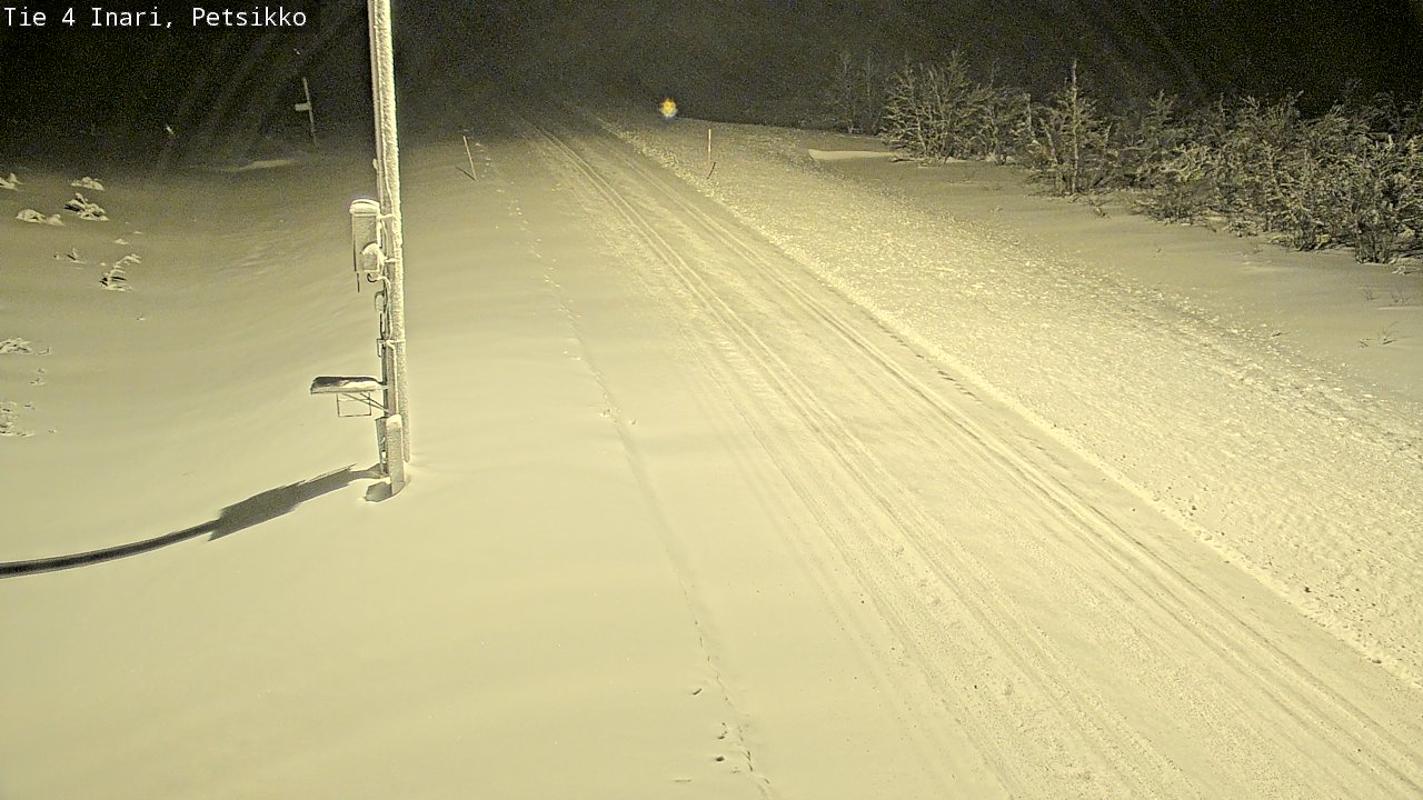 Weather Camera Image Väg 4 Enare, Petsikko, Inari, Lappi