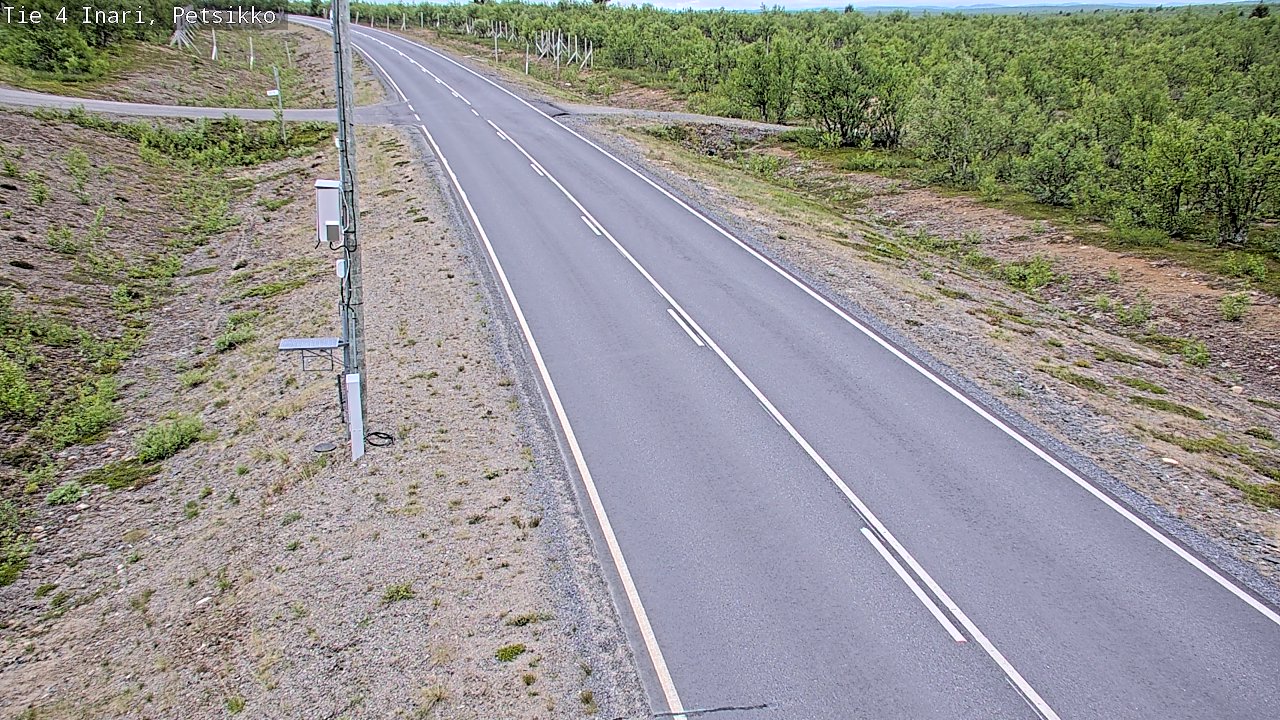 Weather Camera Image Väg 4 Enare, Petsikko, Inari, Lappi