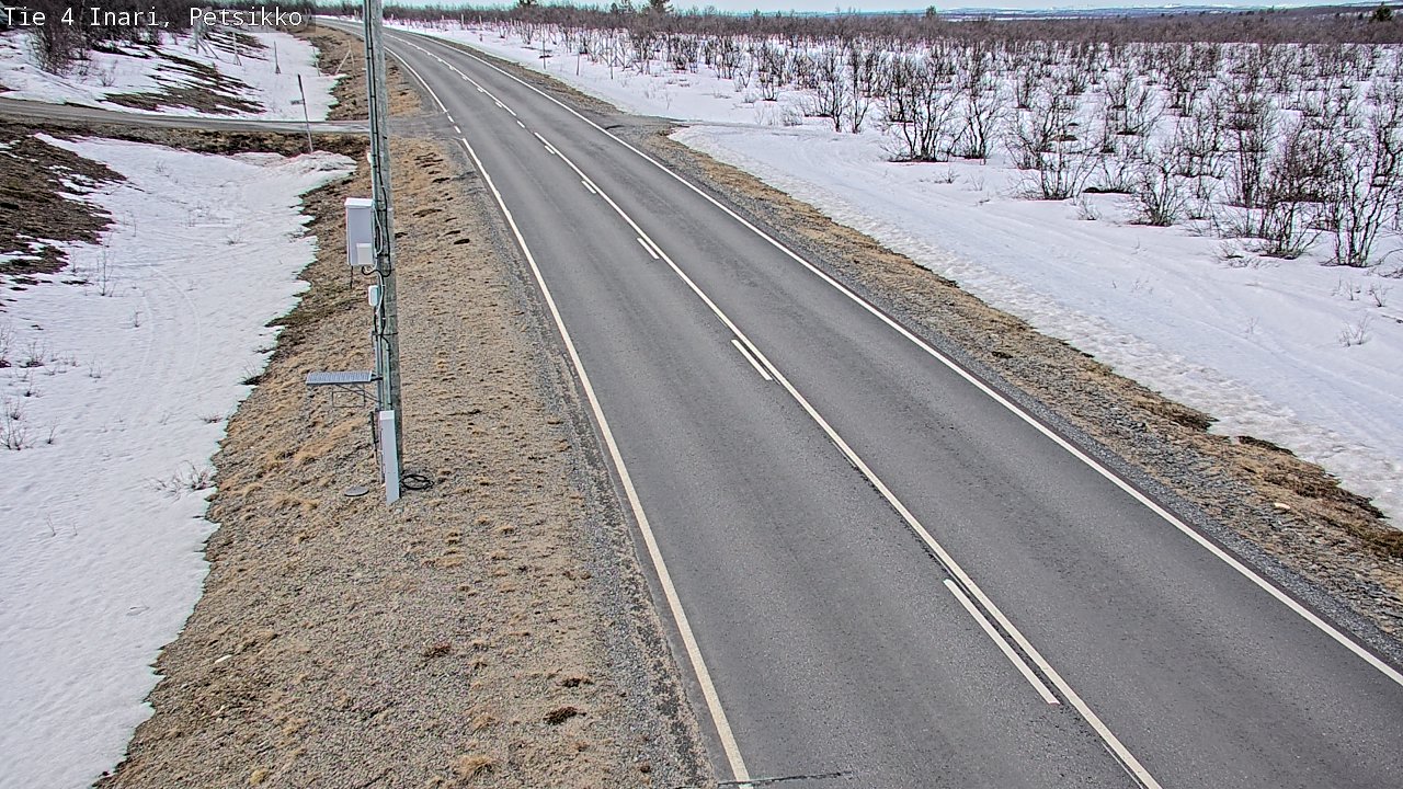Weather Camera Image Väg 4 Enare, Petsikko, Inari, Lappi