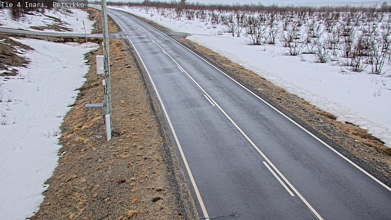 Weather Camera Image Väg 4 Enare, Petsikko, Inari, Lappi