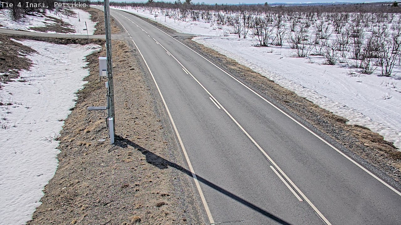 Weather Camera Image Väg 4 Enare, Petsikko, Inari, Lappi