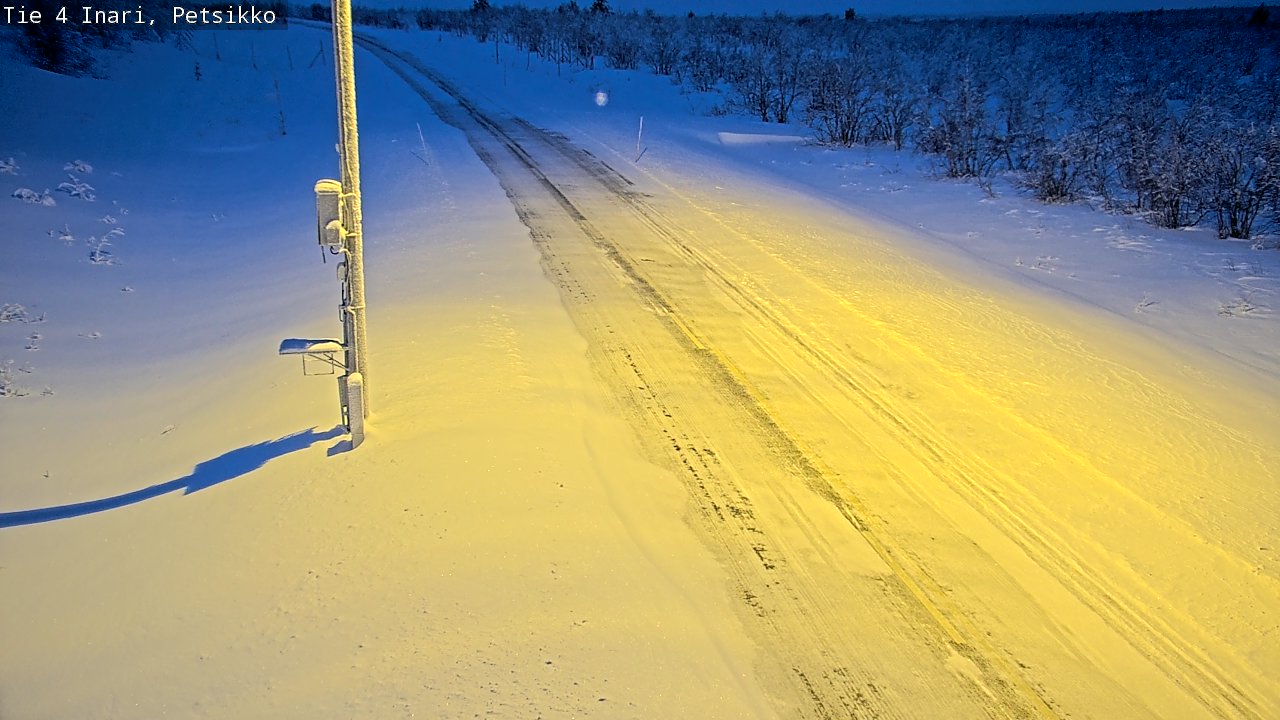 Kelikamerat Kuva Tie 4 Inari, Petsikko, Inari, Lappi