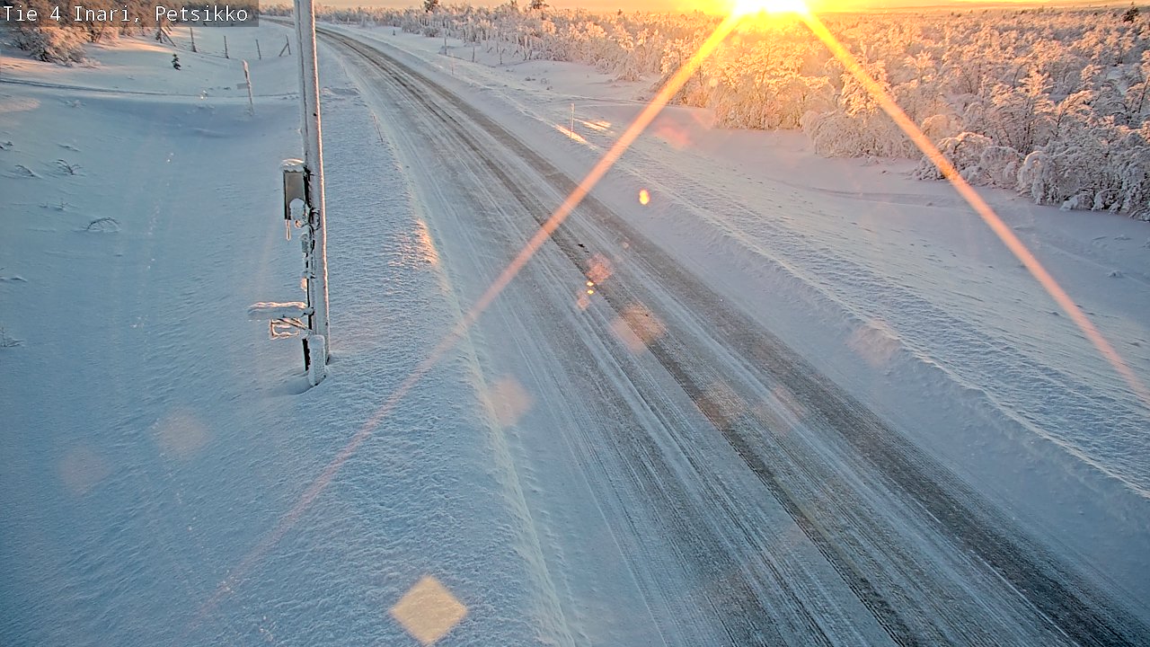 Kelikamerat Kuva Tie 4 Inari, Petsikko, Inari, Lappi