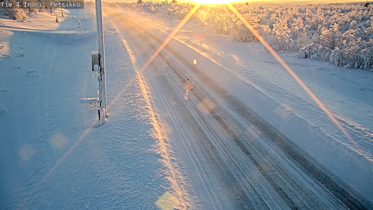 Kelikamerat Kuva Tie 4 Inari, Petsikko, Inari, Lappi