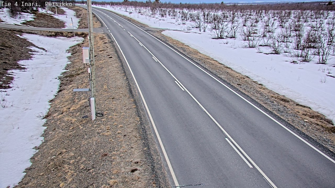 Weather Camera Image Road 4 Inari, Petsikko, Inari, Lappi