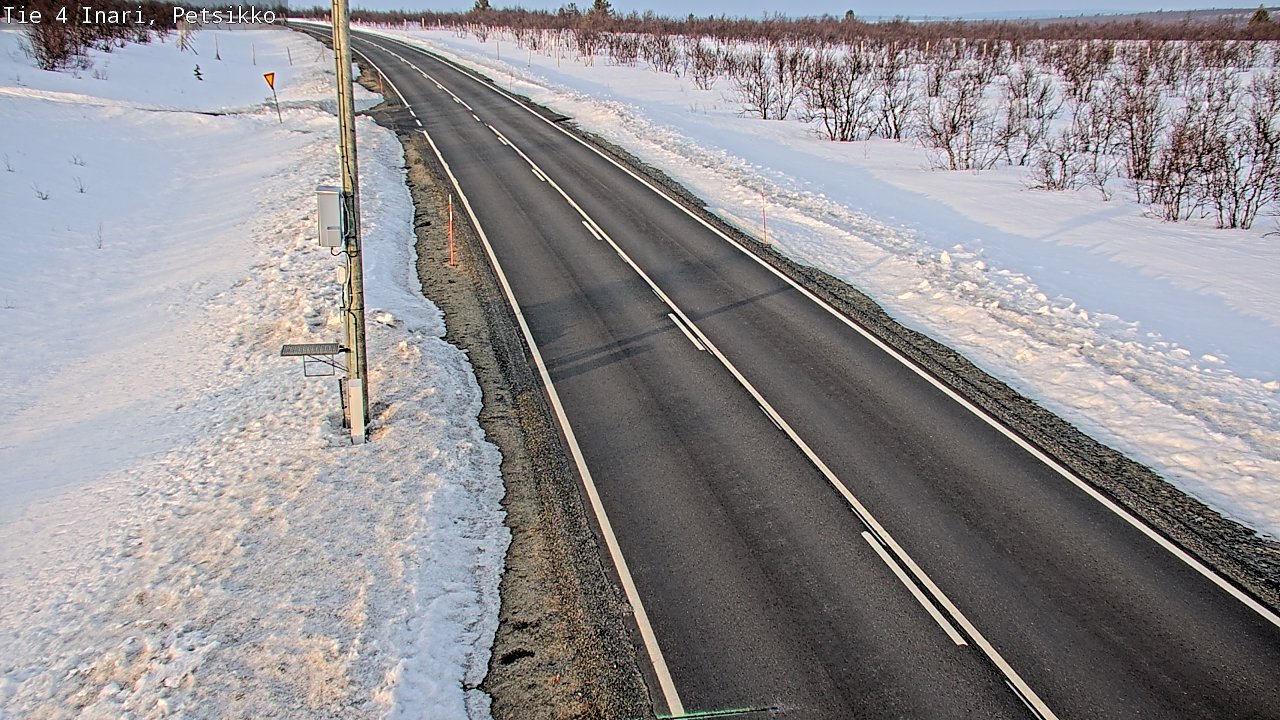 Weather Camera Image Road 4 Inari, Petsikko, Inari, Lappi