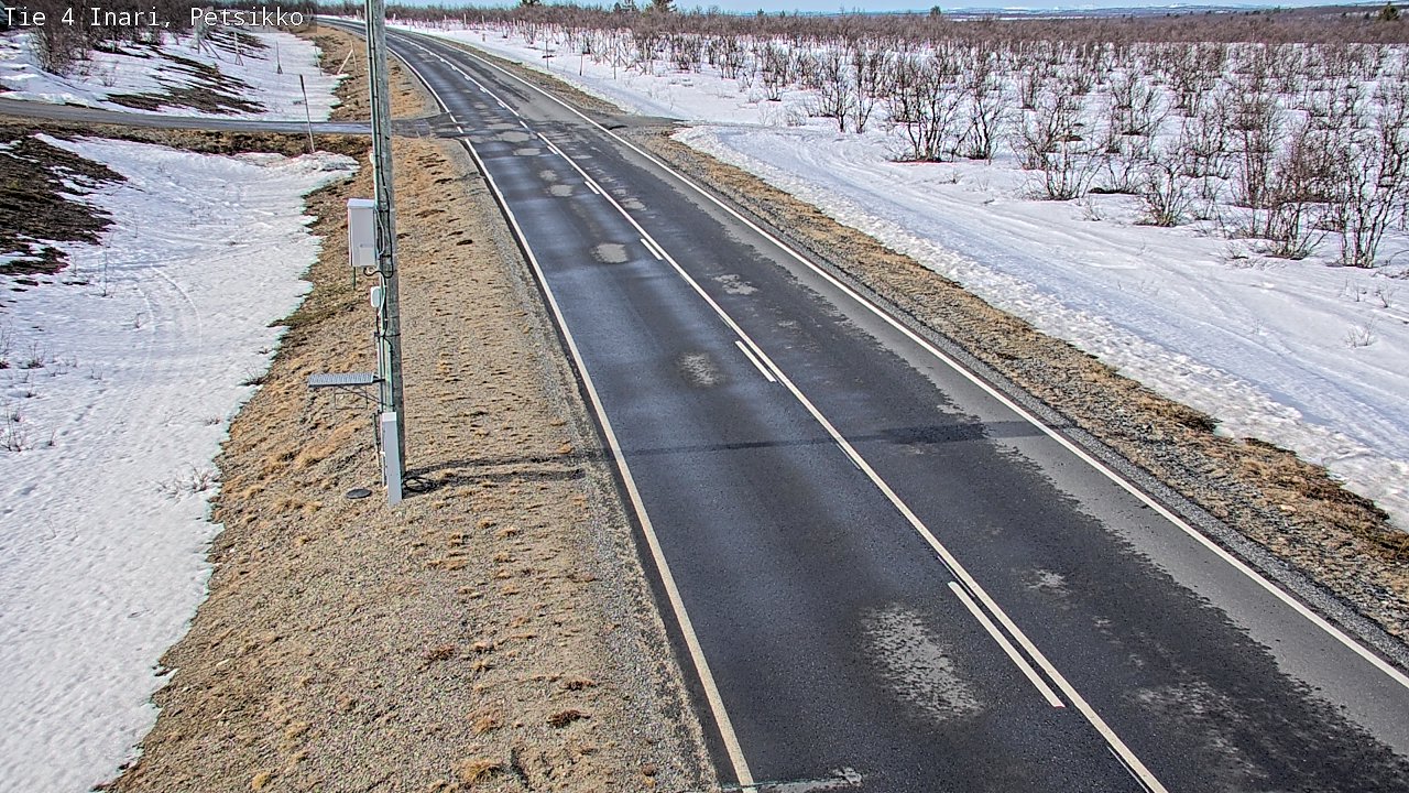 Weather Camera Image Väg 4 Enare, Petsikko, Inari, Lappi