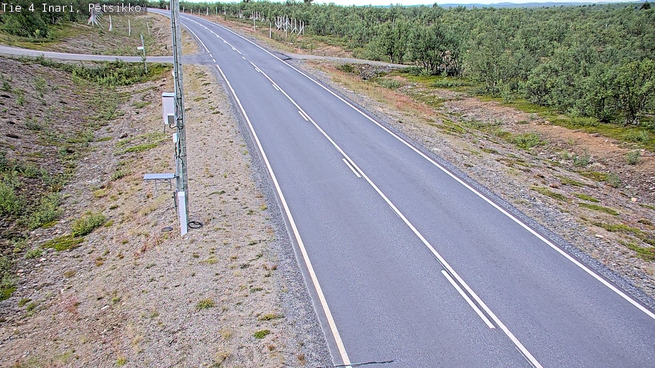 Weather Camera Image Väg 4 Enare, Petsikko, Inari, Lappi