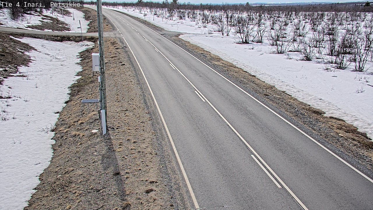 Weather Camera Image Väg 4 Enare, Petsikko, Inari, Lappi