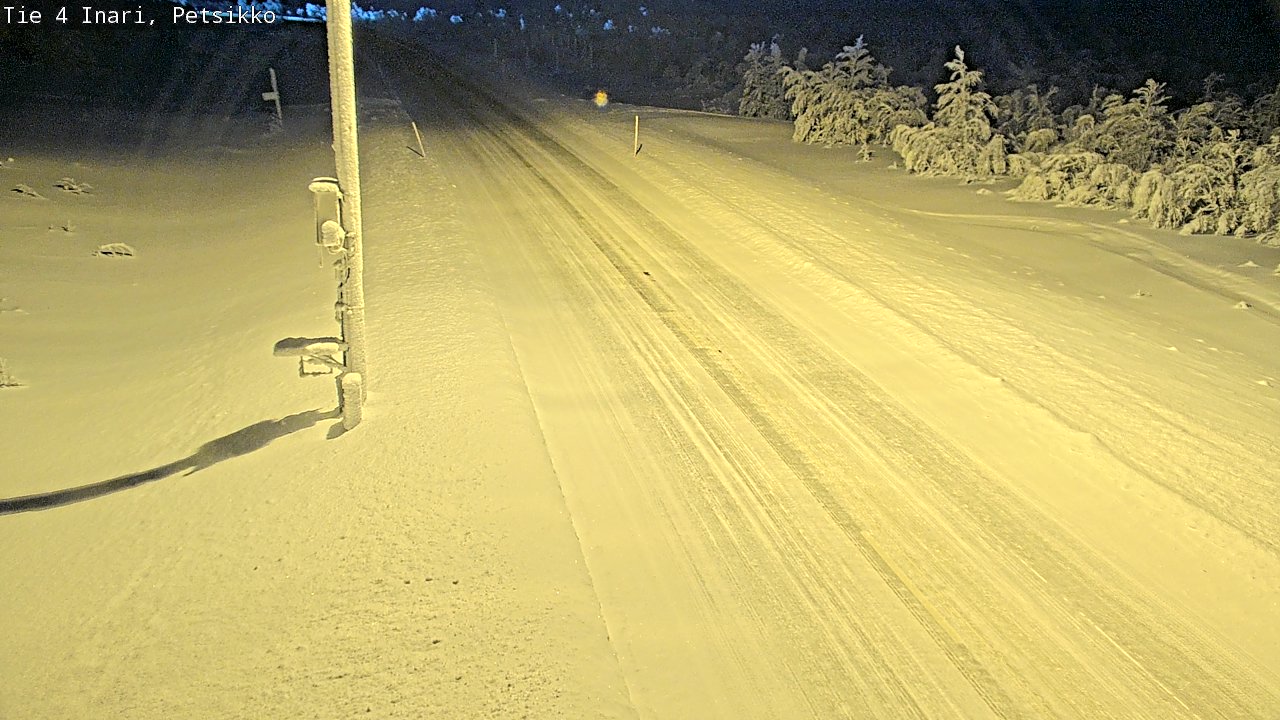 Kelikamerat Kuva Tie 4 Inari, Petsikko, Inari, Lappi