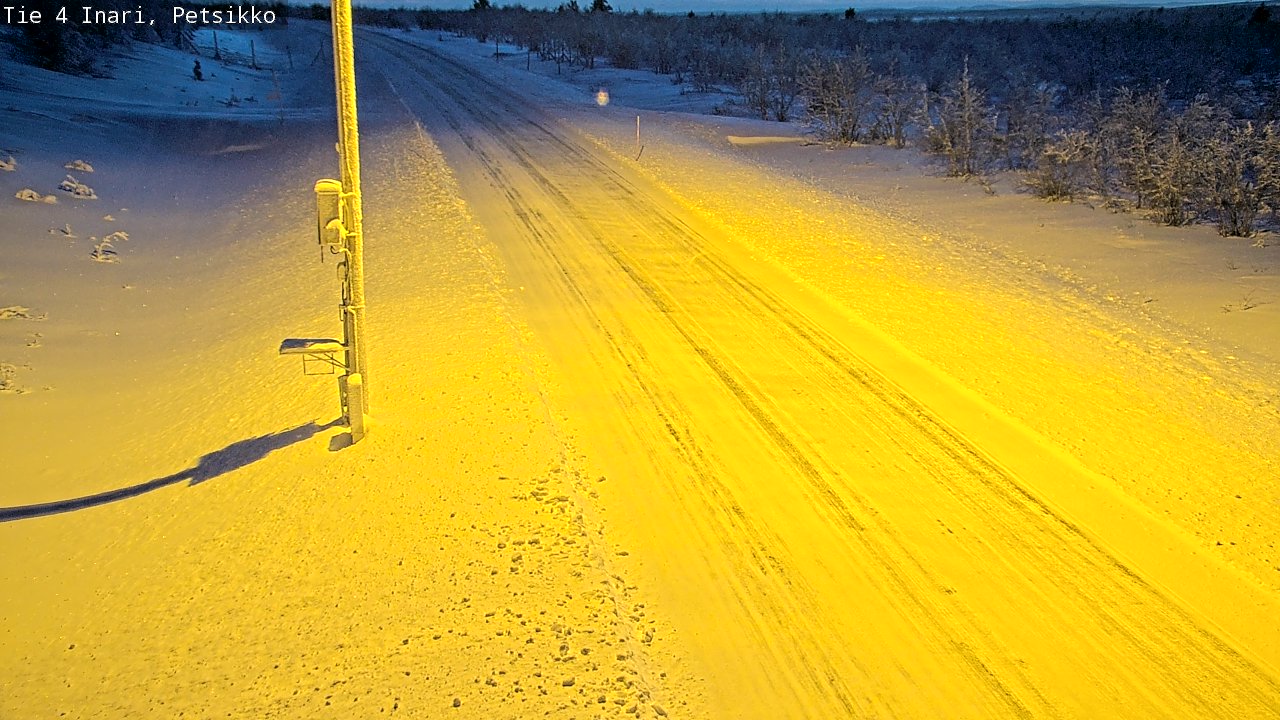 Weather Camera Image Road 4 Inari, Petsikko, Inari, Lappi