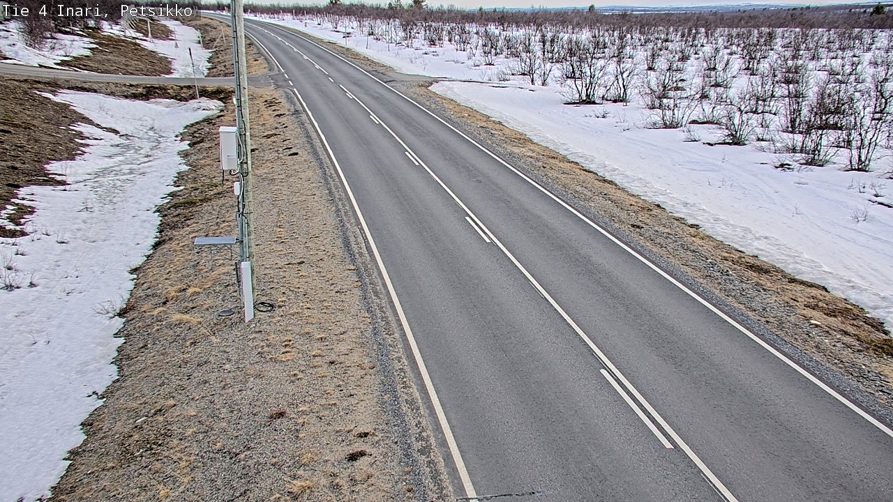 Weather Camera Image Väg 4 Enare, Petsikko, Inari, Lappi