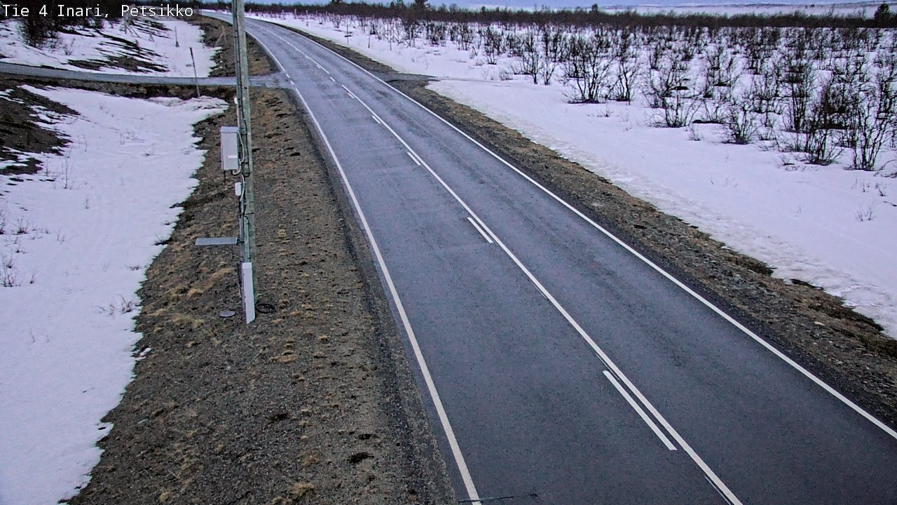 Weather Camera Image Väg 4 Enare, Petsikko, Inari, Lappi