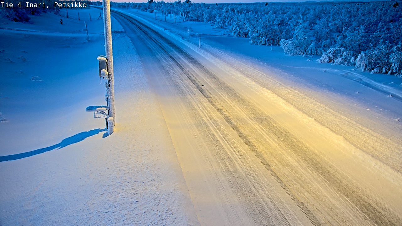 Kelikamerat Kuva Tie 4 Inari, Petsikko, Inari, Lappi