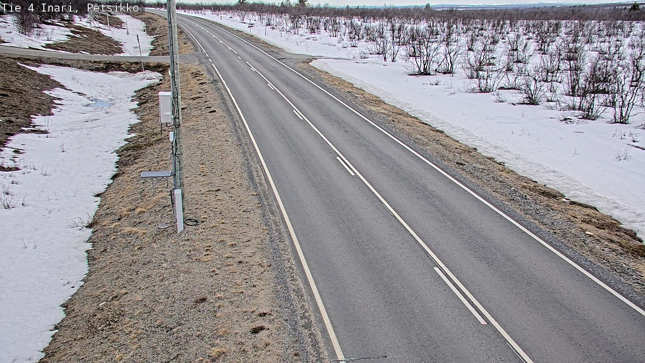 Weather Camera Image Väg 4 Enare, Petsikko, Inari, Lappi