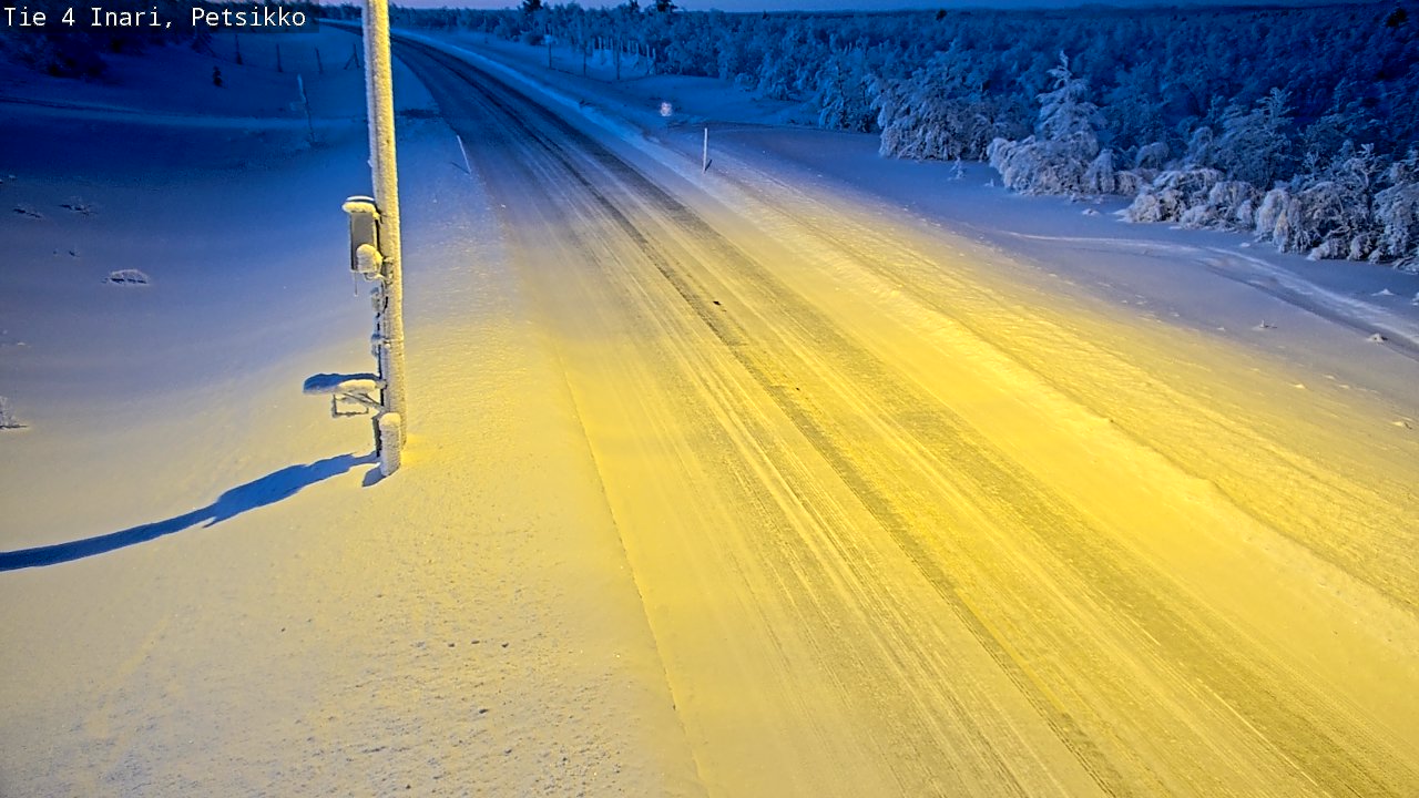 Kelikamerat Kuva Tie 4 Inari, Petsikko, Inari, Lappi