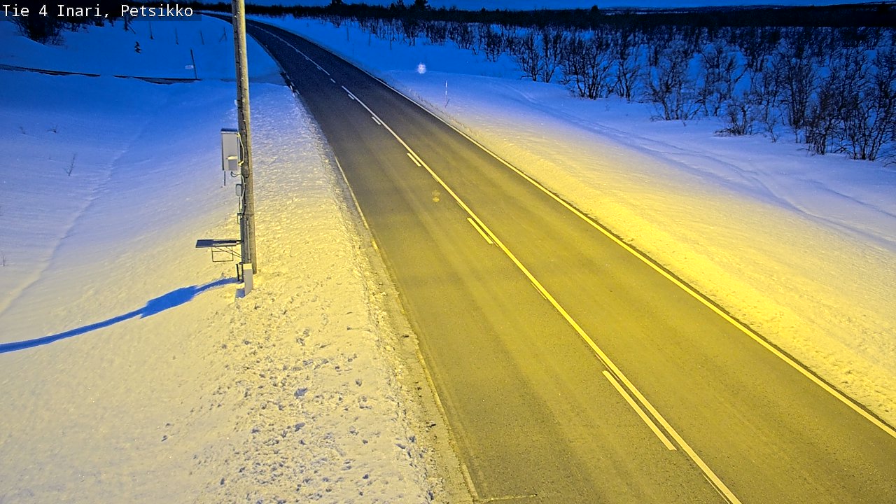 Kelikamerat Kuva Tie 4 Inari, Petsikko, Inari, Lappi