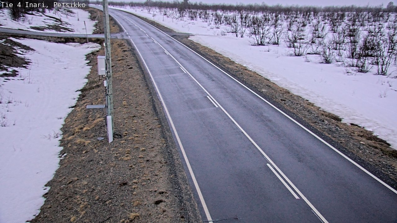 Weather Camera Image Väg 4 Enare, Petsikko, Inari, Lappi