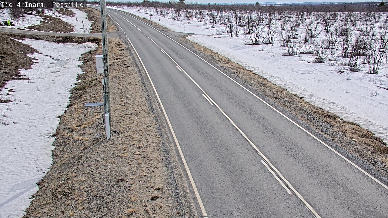 Weather Camera Image Väg 4 Enare, Petsikko, Inari, Lappi
