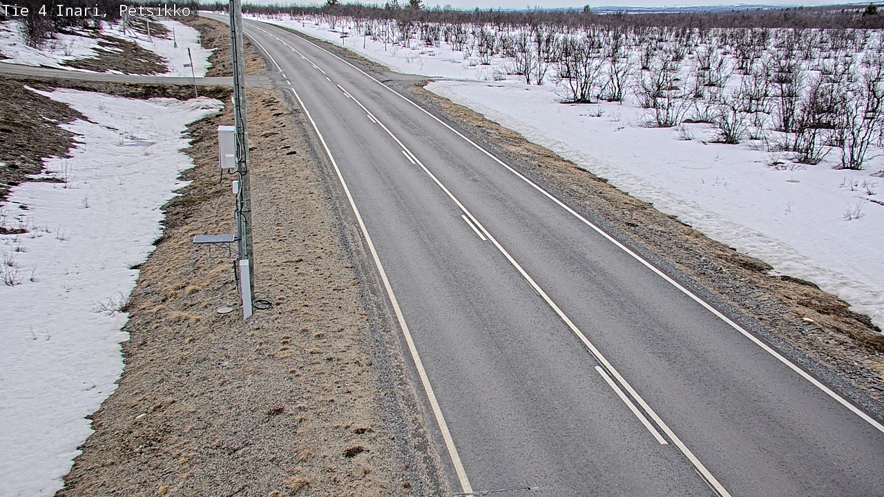 Weather Camera Image Väg 4 Enare, Petsikko, Inari, Lappi