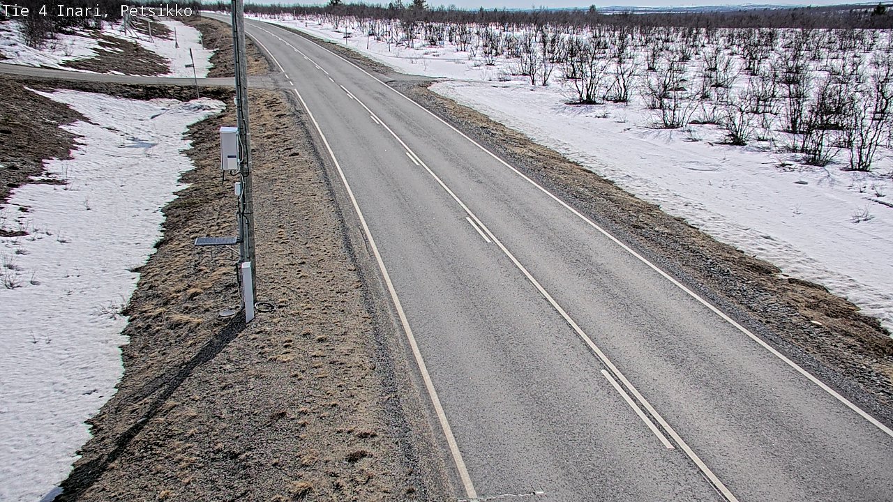 Weather Camera Image Väg 4 Enare, Petsikko, Inari, Lappi