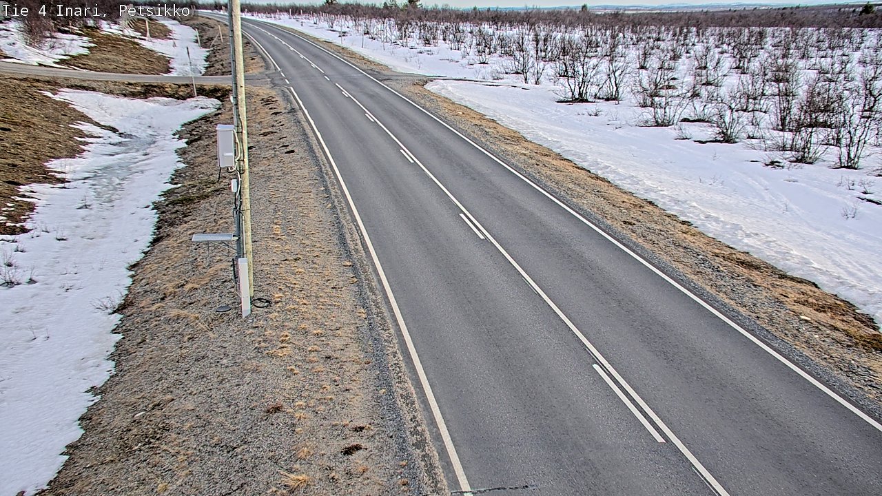 Weather Camera Image Väg 4 Enare, Petsikko, Inari, Lappi