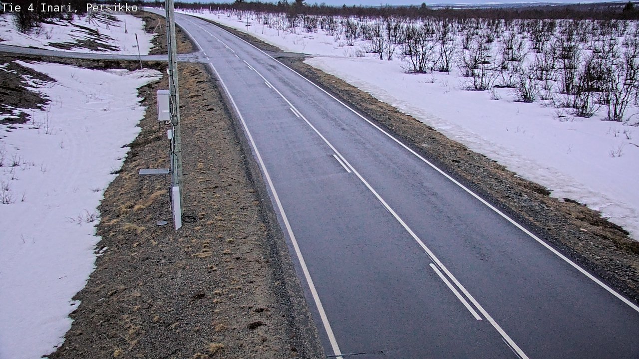 Weather Camera Image Väg 4 Enare, Petsikko, Inari, Lappi