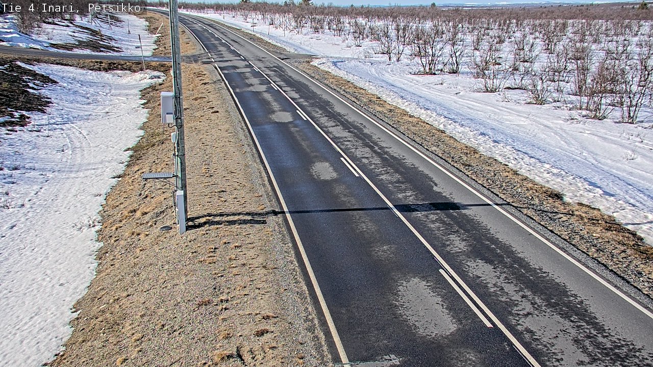 Weather Camera Image Väg 4 Enare, Petsikko, Inari, Lappi