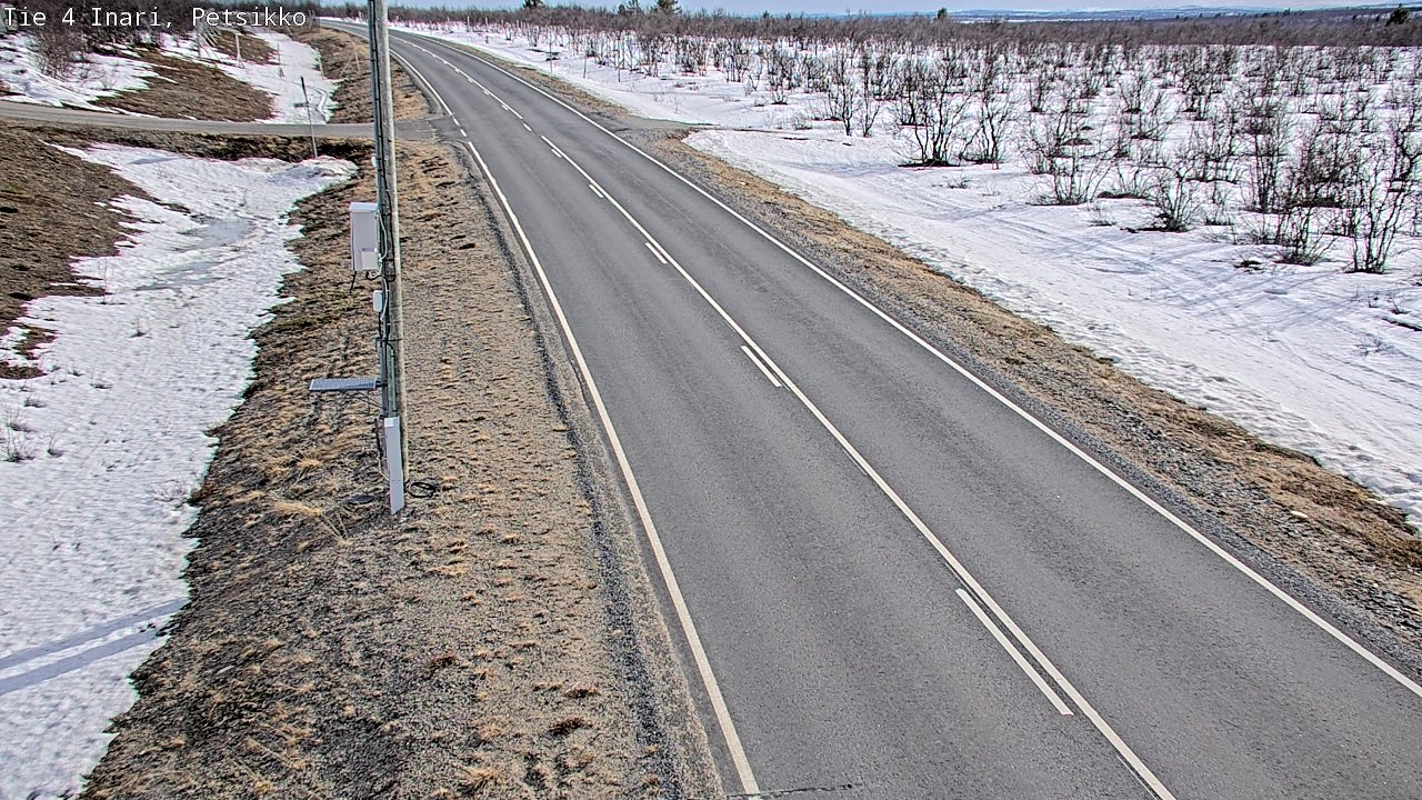 Weather Camera Image Väg 4 Enare, Petsikko, Inari, Lappi