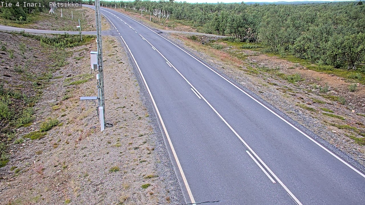 Weather Camera Image Väg 4 Enare, Petsikko, Inari, Lappi
